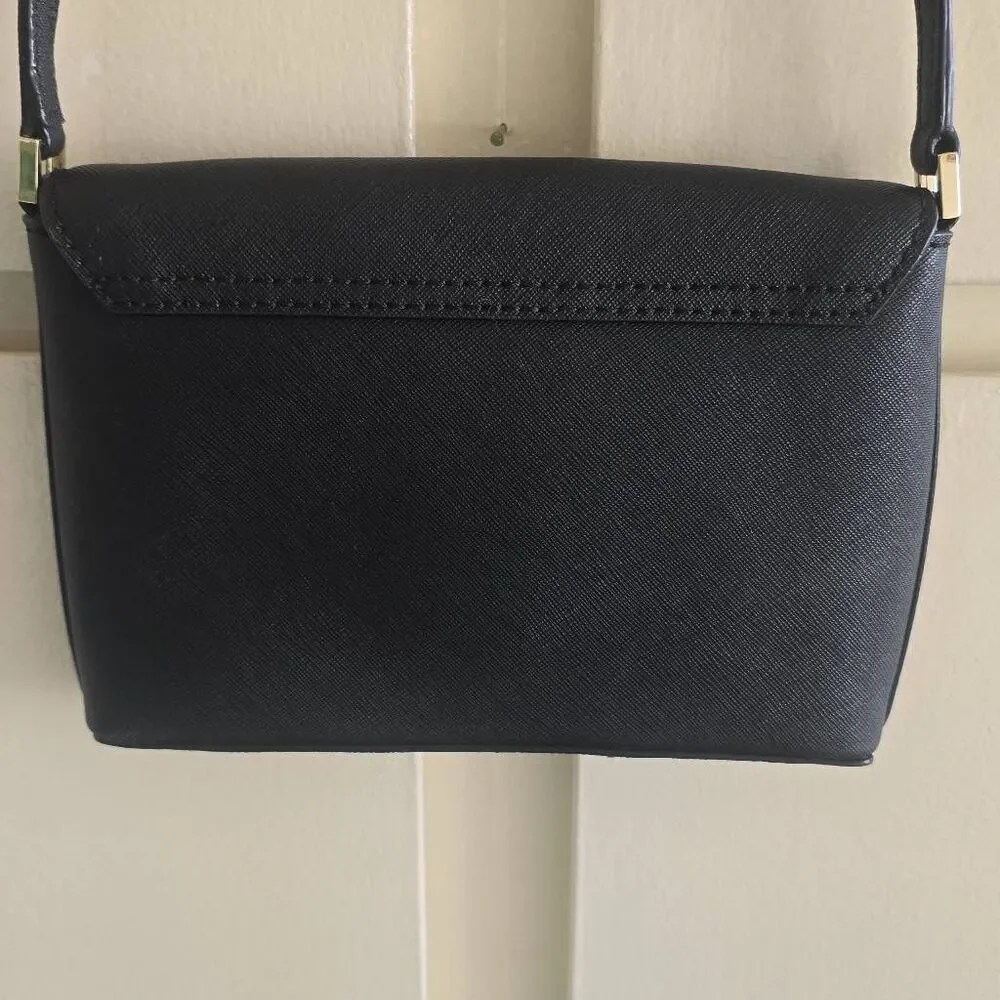 KATE SPADE Sally Twist Lock Crossbody, Blk Mini Bag, NWOT, GOLD Hardware